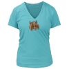 Women's Premium Deep V-Neck T-Shirt Thumbnail