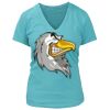 Women's Premium Deep V-Neck T-Shirt Thumbnail
