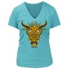 Women's Premium Deep V-Neck T-Shirt Thumbnail