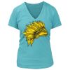 Women's Premium Deep V-Neck T-Shirt Thumbnail