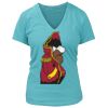 Women's Premium Deep V-Neck T-Shirt Thumbnail