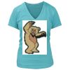 Women's Premium Deep V-Neck T-Shirt Thumbnail