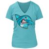 Women's Premium Deep V-Neck T-Shirt Thumbnail