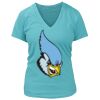 Women's Premium Deep V-Neck T-Shirt Thumbnail