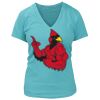Women's Premium Deep V-Neck T-Shirt Thumbnail