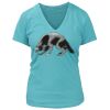 Women's Premium Deep V-Neck T-Shirt Thumbnail