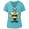 Women's Premium Deep V-Neck T-Shirt Thumbnail