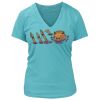 Women's Premium Deep V-Neck T-Shirt Thumbnail