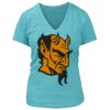 Women's Premium Deep V-Neck T-Shirt Thumbnail