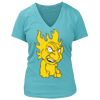 Women's Premium Deep V-Neck T-Shirt Thumbnail