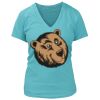 Women's Premium Deep V-Neck T-Shirt Thumbnail