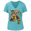Women's Premium Deep V-Neck T-Shirt Thumbnail