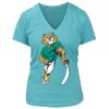 Women's Premium Deep V-Neck T-Shirt Thumbnail