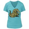 Women's Premium Deep V-Neck T-Shirt Thumbnail