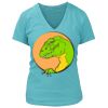 Women's Premium Deep V-Neck T-Shirt Thumbnail