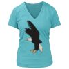 Women's Premium Deep V-Neck T-Shirt Thumbnail