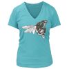 Women's Premium Deep V-Neck T-Shirt Thumbnail