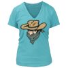 Women's Premium Deep V-Neck T-Shirt Thumbnail