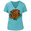 Women's Premium Deep V-Neck T-Shirt Thumbnail