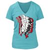 Women's Premium Deep V-Neck T-Shirt Thumbnail