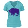 Women's Premium Deep V-Neck T-Shirt Thumbnail