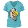 Women's Premium Deep V-Neck T-Shirt Thumbnail
