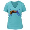 Women's Premium Deep V-Neck T-Shirt Thumbnail