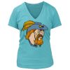 Women's Premium Deep V-Neck T-Shirt Thumbnail