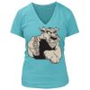 Women's Premium Deep V-Neck T-Shirt Thumbnail