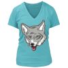 Women's Premium Deep V-Neck T-Shirt Thumbnail
