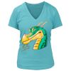 Women's Premium Deep V-Neck T-Shirt Thumbnail