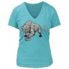 Women's Premium Deep V-Neck T-Shirt Thumbnail