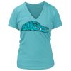 Women's Premium Deep V-Neck T-Shirt Thumbnail