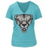 Women's Premium Deep V-Neck T-Shirt Thumbnail