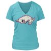 Women's Premium Deep V-Neck T-Shirt Thumbnail