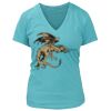 Women's Premium Deep V-Neck T-Shirt Thumbnail