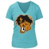Women's Premium Deep V-Neck T-Shirt Thumbnail