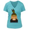 Women's Premium Deep V-Neck T-Shirt Thumbnail