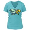 Women's Premium Deep V-Neck T-Shirt Thumbnail