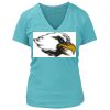 Women's Premium Deep V-Neck T-Shirt Thumbnail
