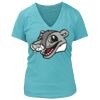 Women's Premium Deep V-Neck T-Shirt Thumbnail