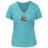 Women's Premium Deep V-Neck T-Shirt Thumbnail