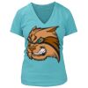Women's Premium Deep V-Neck T-Shirt Thumbnail