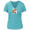 Women's Premium Deep V-Neck T-Shirt Thumbnail