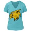 Women's Premium Deep V-Neck T-Shirt Thumbnail