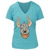 Women's Premium Deep V-Neck T-Shirt Thumbnail