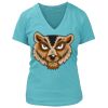 Women's Premium Deep V-Neck T-Shirt Thumbnail