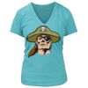 Women's Premium Deep V-Neck T-Shirt Thumbnail