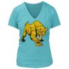 Women's Premium Deep V-Neck T-Shirt Thumbnail