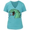 Women's Premium Deep V-Neck T-Shirt Thumbnail